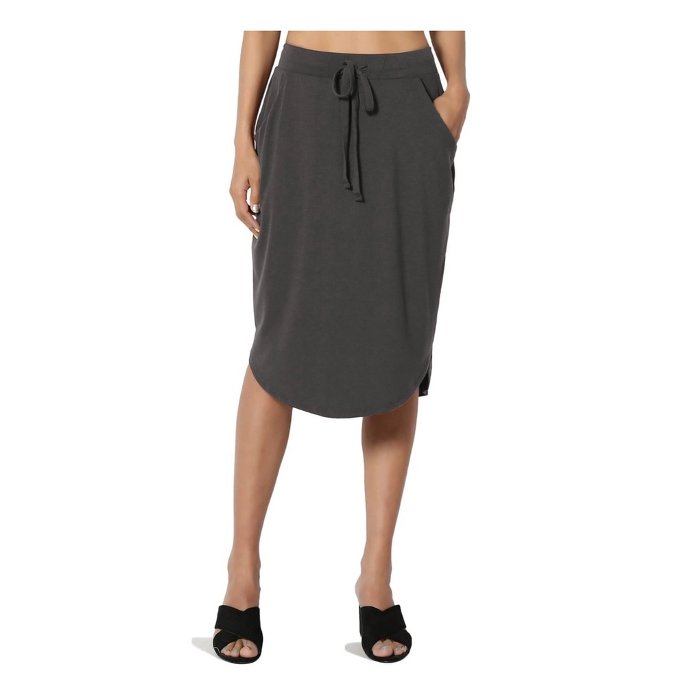 25 The Self Tie Tulip Hem Skirt With Side Pockets